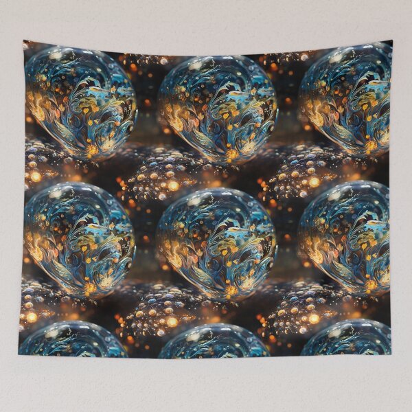 Item preview, Surrealist Crystal Ball Ethereal Glow Masterpiece designed and sold by polonuim210.