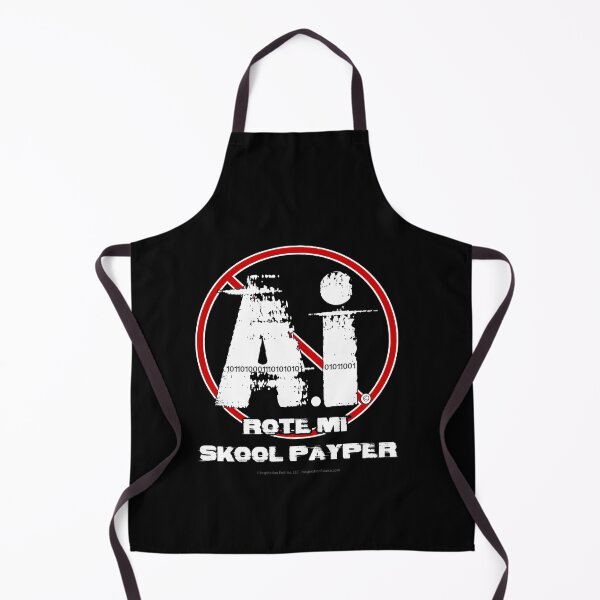 Item preview, Ai Rote Mi Skool Payper - For Dark Backgrounds designed and sold by The Imagination Source™.