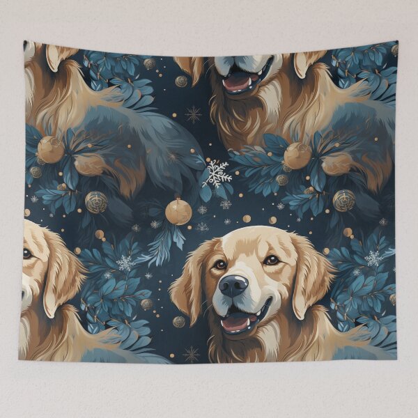 Item preview, Charming Christmas Retrievers designed and sold by ShiningInDark.