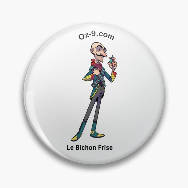 Item preview, Oz 9 Podcast Le Bichon Frise (white background) designed and sold by oz9olivia.