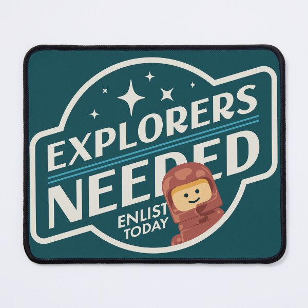 Item preview, Explorers Needed Red designed and sold by adorabowldesign.