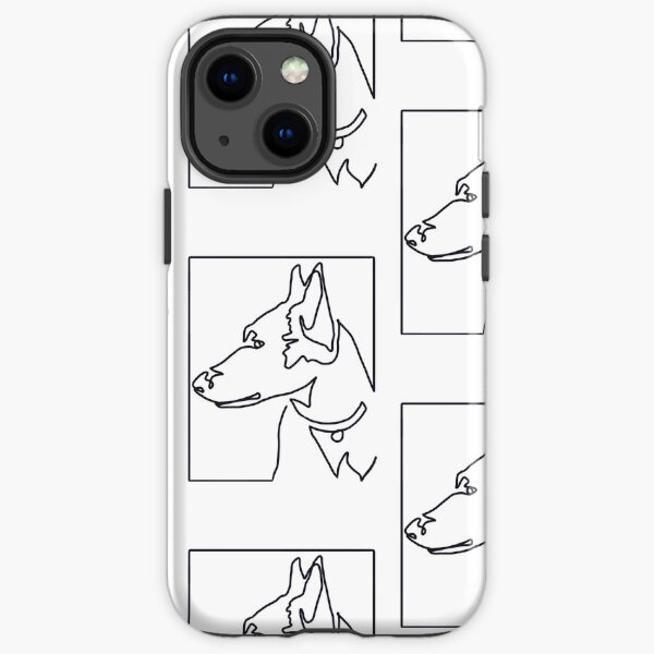 Zeus in Black, Lineart iPhone Tough Case
