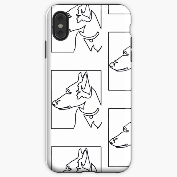 Zeus in Black, Lineart iPhone Tough Case