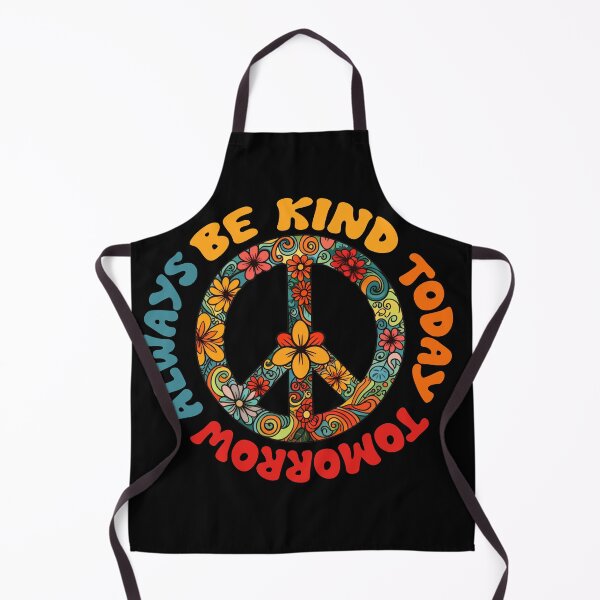 Item preview, Be Kind Be Kind Today Tomorrow Always Hippie Flowers Peace Signs designed and sold by GirlGlowGraphic.