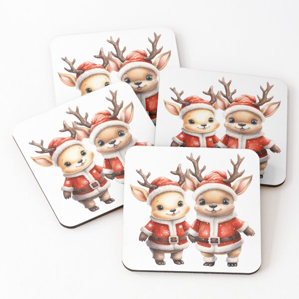 Item preview, Two adorable baby reindeers designed and sold by ArtOfDreams9.