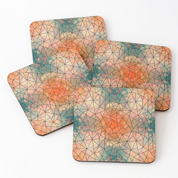 Item preview, Blue & Orange Geometric Pattern designed and sold by GaudyBass.