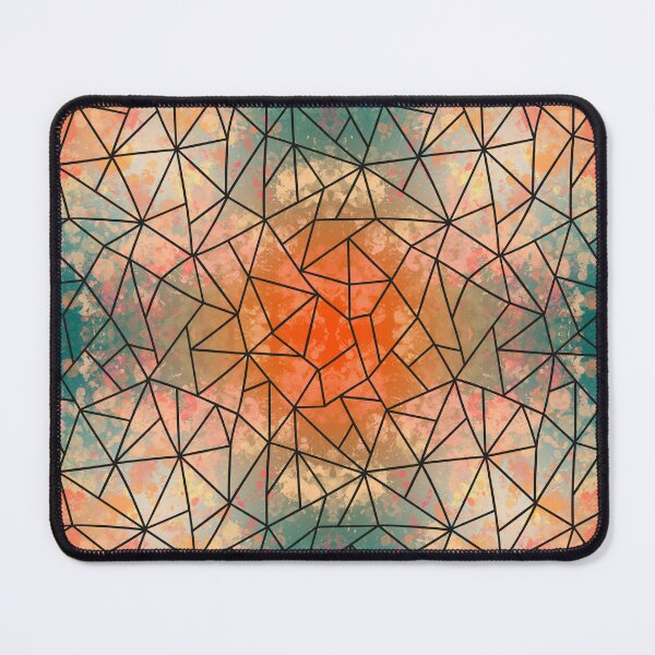 Item preview, Blue & Orange Geometric Pattern designed and sold by GaudyBass.