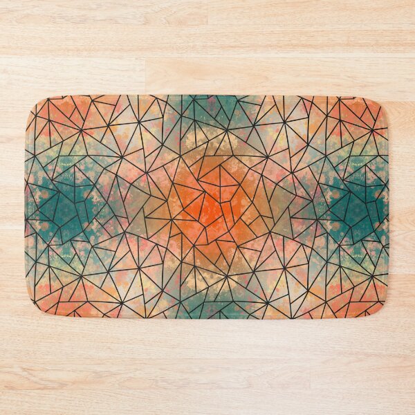 Item preview, Blue & Orange Geometric Pattern designed and sold by GaudyBass.
