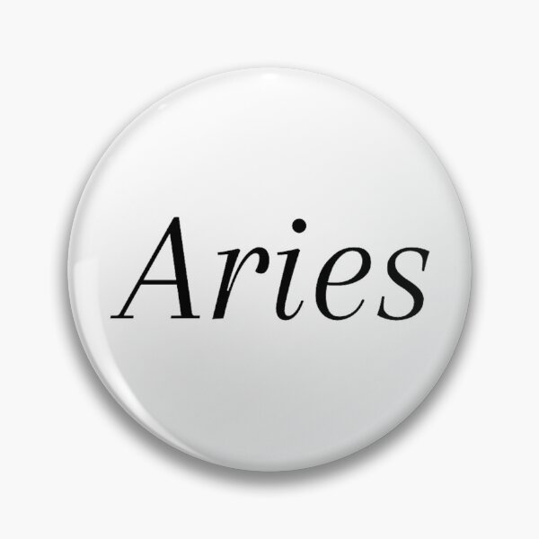 Item preview, Aries Zodiac Sign Cursive designed and sold by Sabrina Manni.