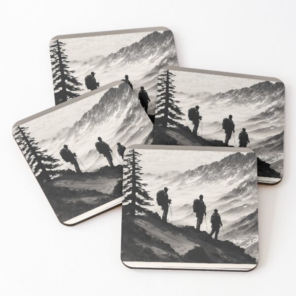 Item preview, Silhouetted Horizons designed and sold by Wilderness Algorithm.