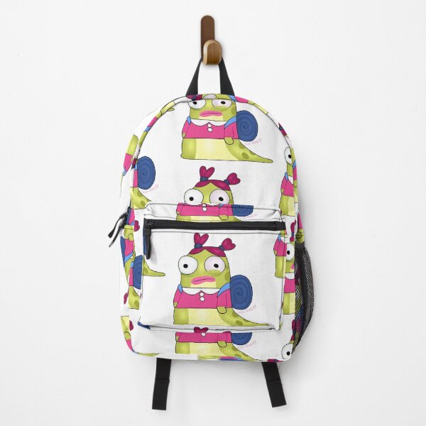 Item preview, Snail snail backpack student slug designed and sold by Princessdrawss.