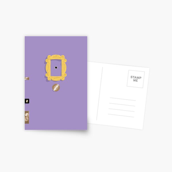 Apartment Door Postcard