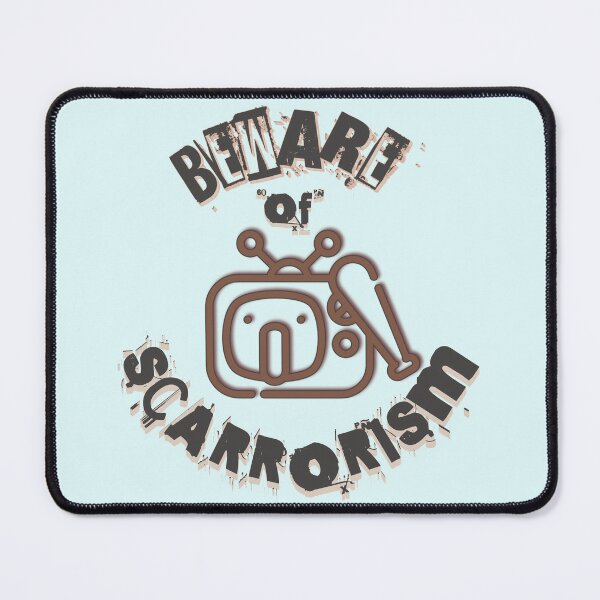 Item preview, Beware of Scarrorism, Dark Letters designed and sold by AychtuoImages.