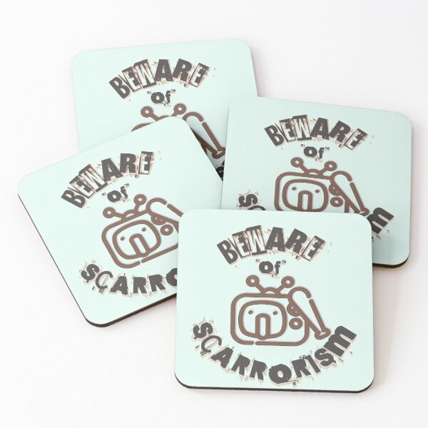Item preview, Beware of Scarrorism, Dark Letters designed and sold by AychtuoImages.