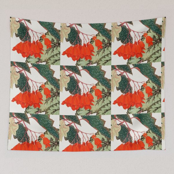 Item preview, Begonia designed and sold by VintageArtByIda.