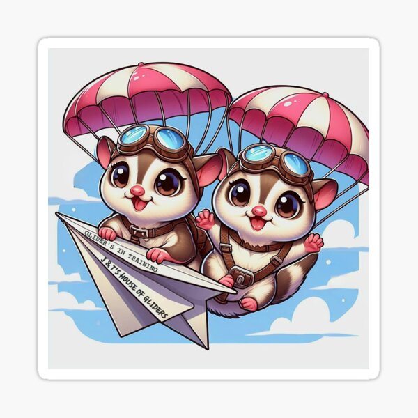 Gliders In Training Sticker