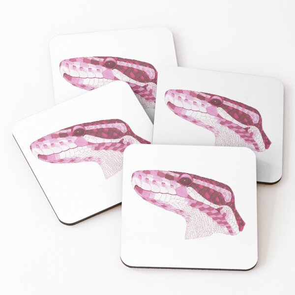 Item preview, Ball Python Portrait in Magenta Shades designed and sold by inklets.