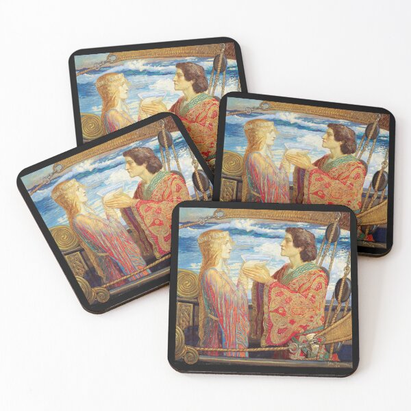 Item preview, Tristan and Isolde, c. 1912 by John Duncan designed and sold by Cat Lady Designs.