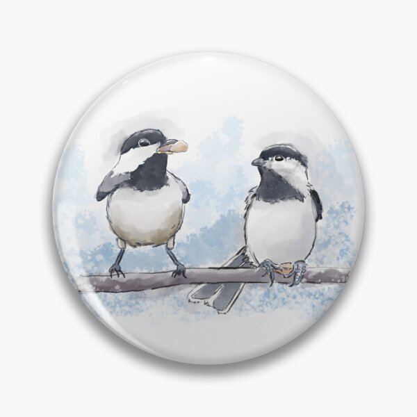 Item preview, Black-capped Chickadees designed and sold by Kim Rausch.