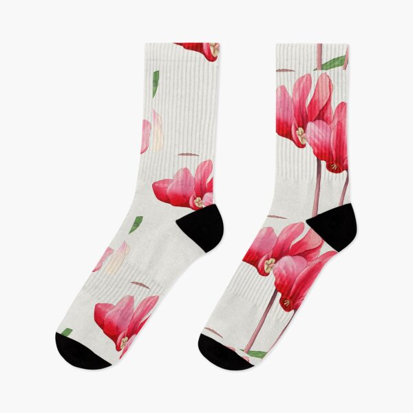 Item preview, Couple of Cyclamen designed and sold by VintageArtByIda.