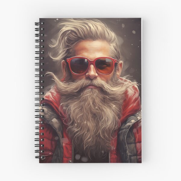 Item preview, Hipster Santa Look-Alike designed and sold by graphicsbylucym.
