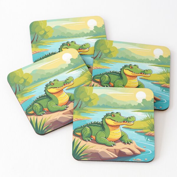 Item preview, Crocodile Artwork designed and sold by WildlifeInc.