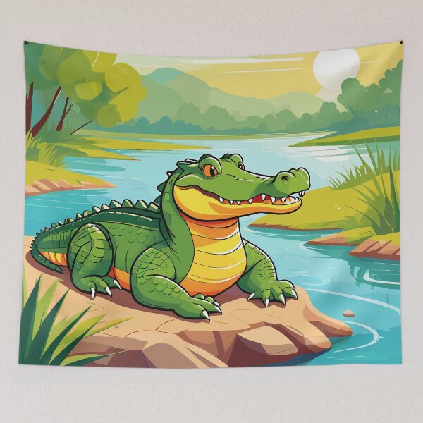 Item preview, Crocodile Artwork designed and sold by WildlifeInc.