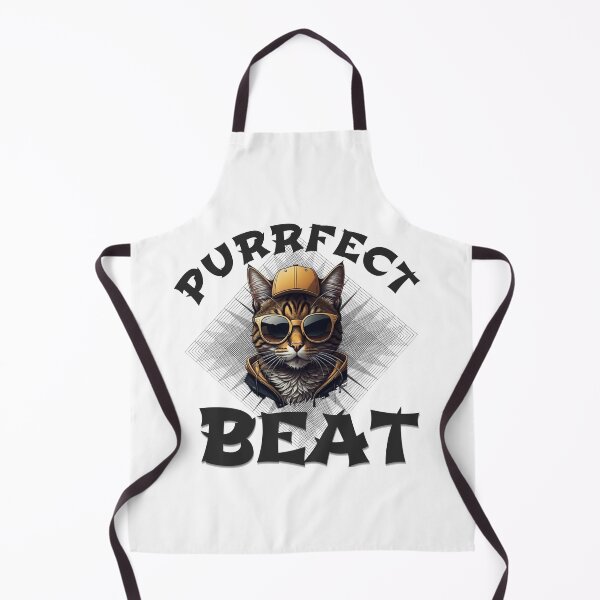 Item preview, Purrfect Beats - Funky Hip-Hop Cat Graphic designed and sold by Hungry-Murphy.