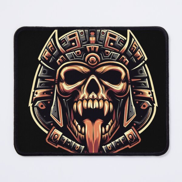 Item preview, Aztec Warrior Skull designed and sold by Mark Cannon.