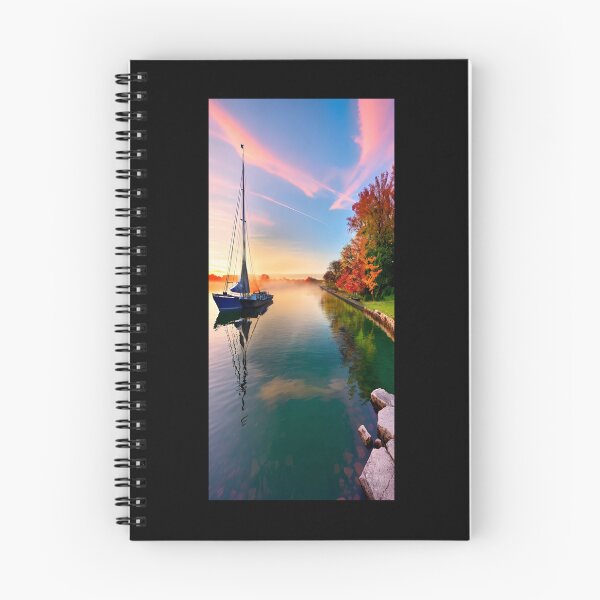 Item preview, Misty Morning on the Erie Canal designed and sold by QuackersWeb.