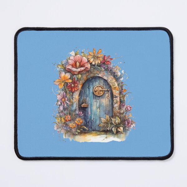 Item preview, Fairy Door With Flowers designed and sold by FlutterbyFairy.