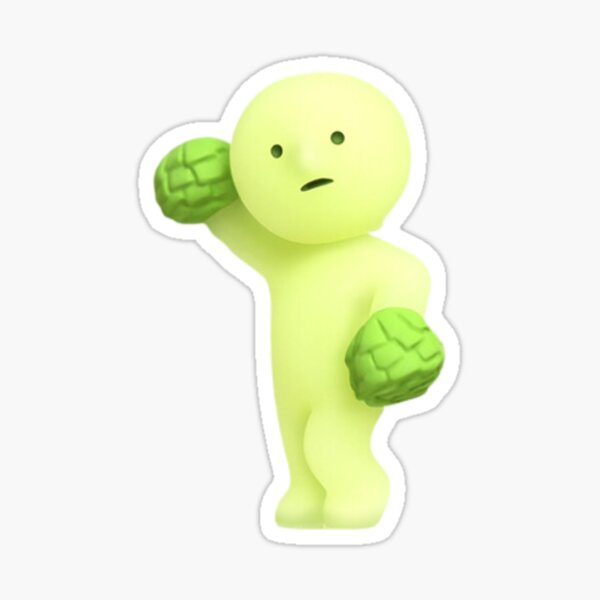 Autocollant drôle de joie Smiski Sticker