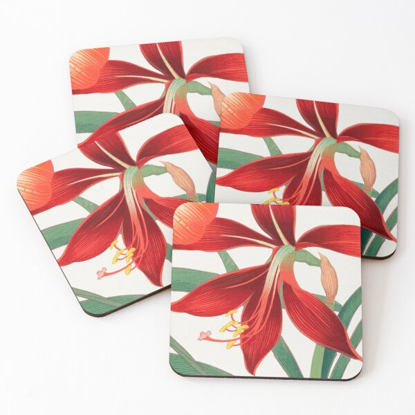 Item preview, Amaryllis designed and sold by VintageArtByIda.