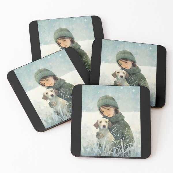 Item preview, Cute Girl With Puppy designed and sold by TorpStore.