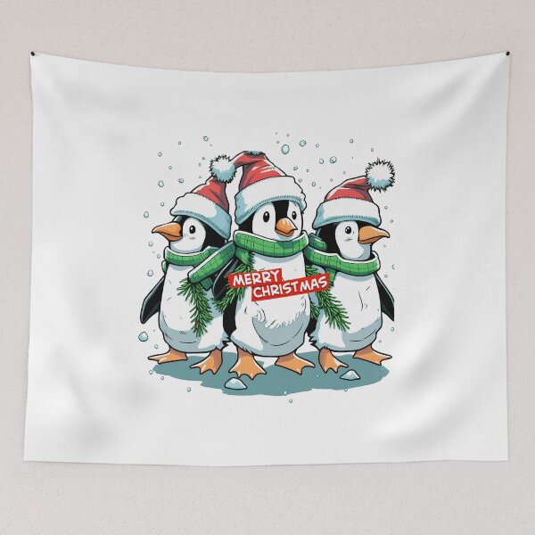 Item preview, Merry Christmas Penguin Squad designed and sold by RubyCollection.