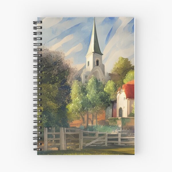 Item preview, The Steeple In The Village designed and sold by Paw's Arts.