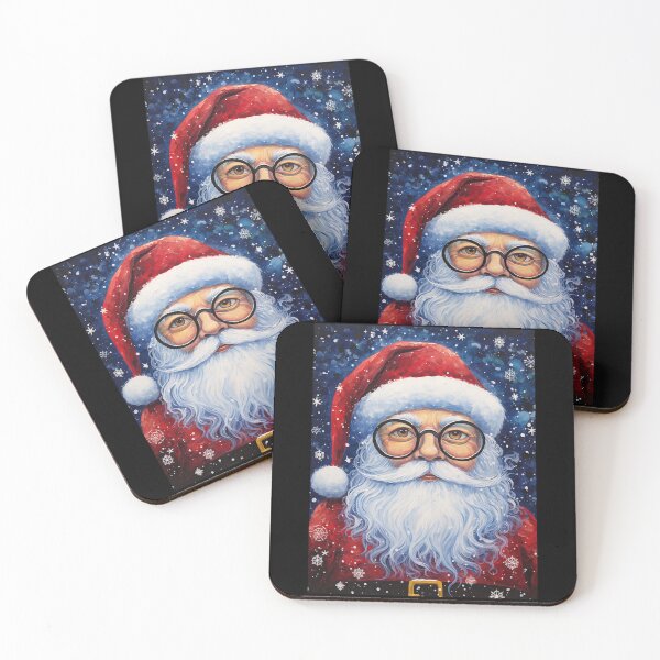 Item preview, Santa Claus Wearing Cute Glasses designed and sold by TorpStore.