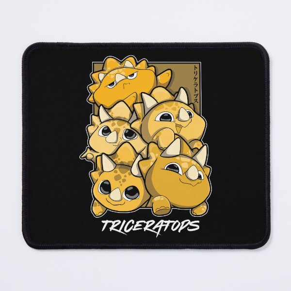 Item preview, Five Triceratops Squeezing Into a frame designed and sold by The magic Yellow bus.