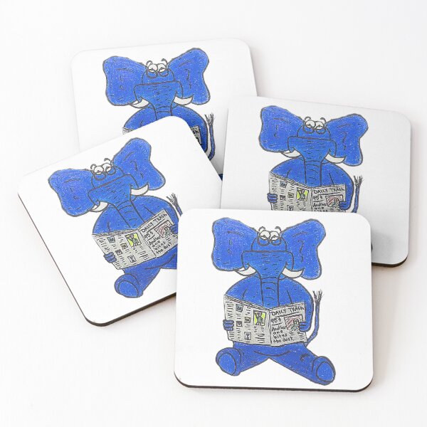 Item preview, Daily Trash & Blue Elephants  designed and sold by MajicBox.