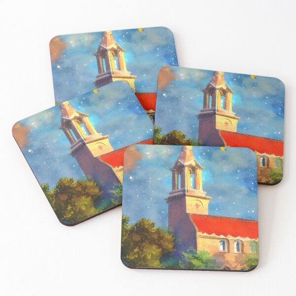 Item preview, A Snowy Day At The Church Steeple designed and sold by Paw's Arts.