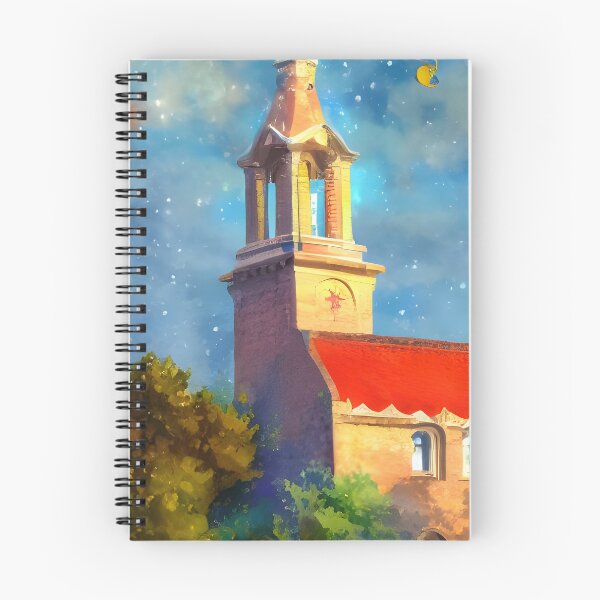 Item preview, A Snowy Day At The Church Steeple designed and sold by Paw's Arts.