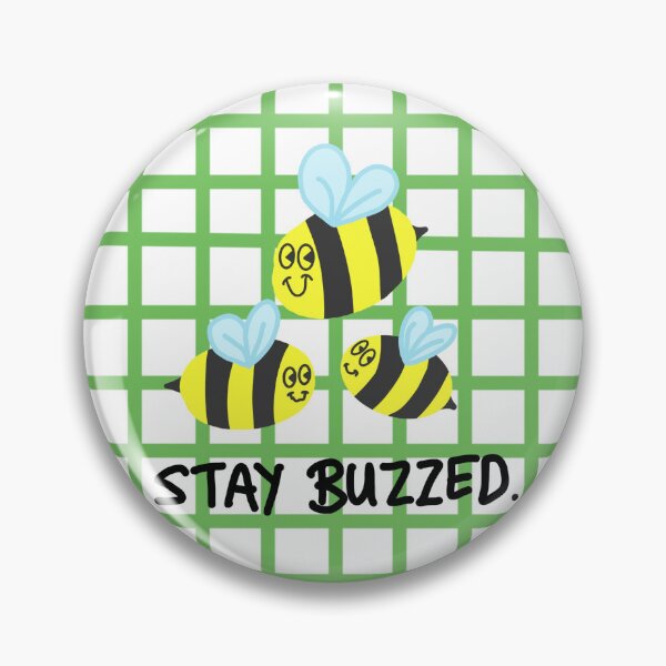 Item preview, Stay Buzzed Buzzy Bees designed and sold by Binky Studio.