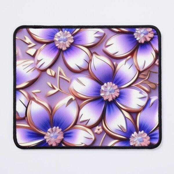 Item preview, Metallic purple floral designed and sold by Roxburylane.