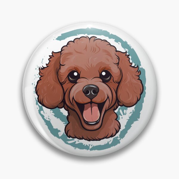 Item preview, Cute Poodle - Ruby Red designed and sold by wotsthis.