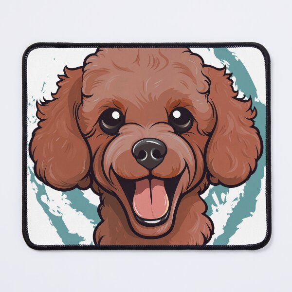Item preview, Cute Poodle - Ruby Red designed and sold by wotsthis.