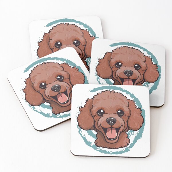 Item preview, Cute Poodle - Ruby Red designed and sold by wotsthis.