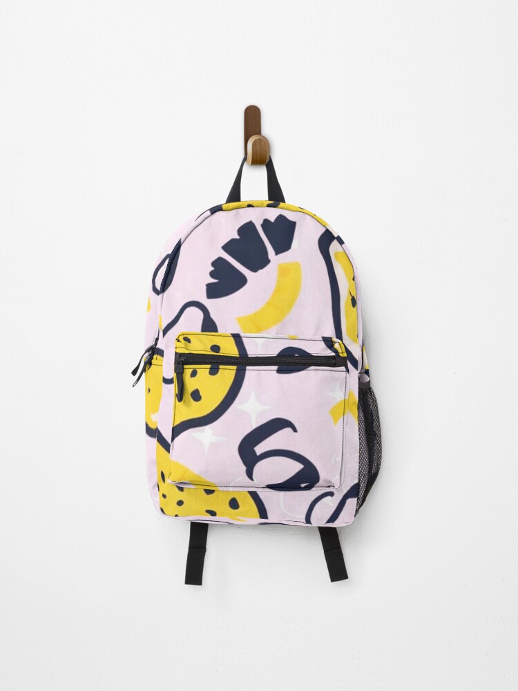 Thumbnail 1 of 3, Backpack, Pattern Lemon designed and sold by timegraf.