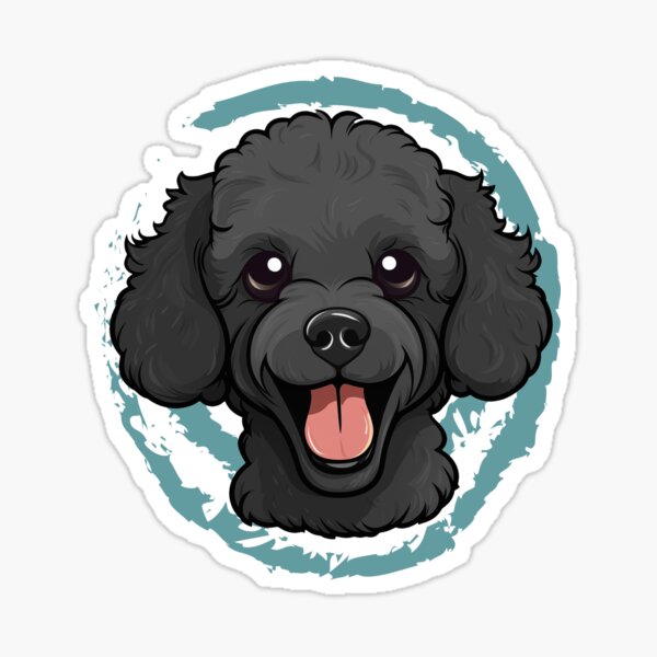 Item preview, Poodle - Black designed and sold by wotsthis.