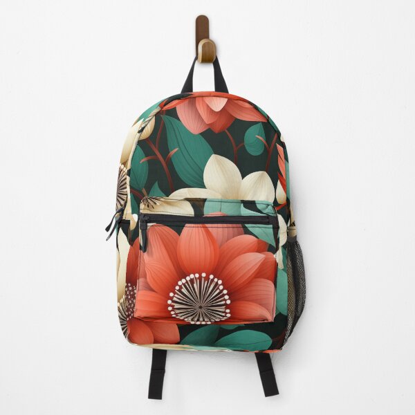 Item preview, The Conic Retro "Scandinavian Floral" Collection #9 designed and sold by DesignVistaHub.