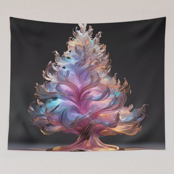 Item preview, árbol de navidad festivo iridiscente colorido designed and sold by dcrc.